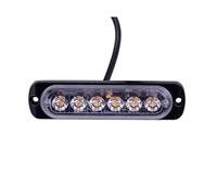 KFDHENSM 1PC Strobe Side Marker Indicators Light for Truck Trailer 12-24V Flashing Warning Tail Car Signal Brake Lamp Lightbar Rear Bumper Reflector