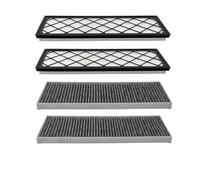 KFDHENSM 4PCS Air Filter Cartridge For Te&sla Model Y 2020-2024 External Conditioning Activated Carbon Auto Ac Cars Filters