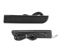 KFDHENSM Bumper Reflector Lights For Mi&tsubishi For Lancer Evo Evolution ASX For Outlander Sport RVR Dynamic Turn Signal Rear Tail Brake Lamp Rear Bumper Reflector