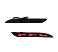 KFDHENSM Car Brake Light Rear Bumper Reflector LED Red For Fo&rd For Mustang Function As Tail, & Fog Lamps Turn Signals Rear Bumper Reflector