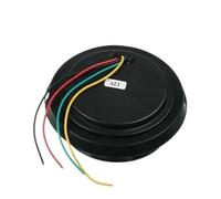 KFDHENSM Round 16 LED 4 Inch Rear Tail Light Brake Stop Side Marker Turn Singal Warning Waterproof Truck Trailer RV Caravan 12V 24V Rear Bumper Reflector