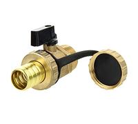 KFE Ball Valve Boiler Filling and Drain Valve 1/2 Brass Blank