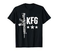 KFG Keep F'N Going Military Army AR-15 Assault Rifle T-Shirt