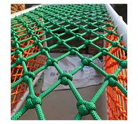 KFGDFD Nylon Rope Net Safety Rail Net Hammock Net Kindergarten Children Balcony Stair Safety Anti-fall Netting Amusement Climbing Net Customizable Color : 10cm mesh, Size : 1x7m(3x22ft)