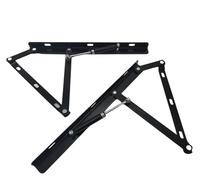 KFGISD, 1 Pair Heavy-Duty Bed Box Spring Hinges 400mm Pneumatic Hydraulic Gas Springs/Struts/Prop/Strut/Shock Lift Strut Support,Pneumatic Supports