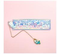 KFGISD, 1 pcs Kawaii Cute girl drawing template lace Sewing Ruler stationery office school Set,Rulers(LanSeYuWeiMao)