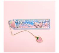 KFGISD, 1 pcs Kawaii Cute girl drawing template lace Sewing Ruler stationery office school Set,Rulers(CaoMeiFenHuDieJie)