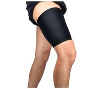KFGISD, 1 Piece Sport Thigh Guard Muscle Strain Protector Pads Support Fitness Compression Leggings Leg Sleeve,Leg Support(Hdt001 Black,XL)