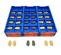 KFGISD, 10pcs SP200 SP300 SP400 PC9030 NC3020 NC3030 Slotted Carbide Inserts Parting and Grooving Metal Tool Lathe Tool,Alloy Cutter Bits(Sp400 Pc9030)