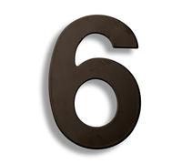 KFGISD, 15/20/30cm Large House Number Outdoor 304 Stainless Steel Exterior House Number Apartment Door Number Metal Address Sign #0-9,Gate Number(6,15cm)