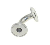 KFGISD, 1PC 3/4"- 4" 90 Degree Elbow Sanitary Stainless Steel 1.5 Tri Clamp Connector Pipe Fitting,Stainless Steel Elbow(19mm X Ferrule 50.5)