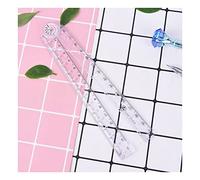 KFGISD, 1PC clear plastic acrylic folding straight rulers 30cm drawing kid school supplies Measuring Drawing Tool,Rulers
