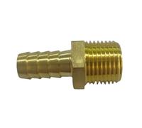 KFGISD, 1PC NPT Male- Hose Barb 1/8H 3/16" 5/16" 5/8" -3/4H Inch Hose Barb 1/8" 1/4" 3/8" 1/2" 3/4" NPT Male Threaded Tail,Stainless steel elbow(1l8 NPT To 1l8 Inch)