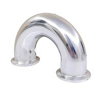 KFGISD, 1pc Tube O/D 19-108mm Tri Clamp 1.5" 2" 2.5" 3" 3.5" 304 Stainless Steel Ferrule Sanitary 180 Degree,Stainless Steel Elbow(Fit Tube OD 25mm)