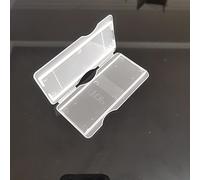 KFGISD, 1PCS Portable Lab ABS Plastic Microscope Slides Holder Dispenser Box 2PCS Capacity Case,Microscope Glass(Type a)