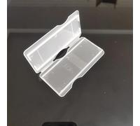 KFGISD, 1PCS Portable Lab ABS Plastic Microscope Slides Holder Dispenser Box 2PCS Capacity Case,Microscope Glass(Type a)