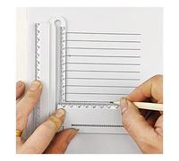 KFGISD, 1pcs Simple Style 30cm Transparent Rectangle Ruler Protractor Student Stationery Drawing Tool Supplies Set,Rulers