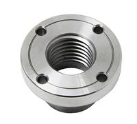 KFGISD, 2" Steel Wood Lathe Face Plate, 1" X 8tpi Threaded, Smooth Surface Flange Panel,Lathe Chucks