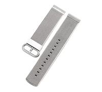 KFGISD, 20mm-22mm High Density Silky Nylon Watch Strap Candy Color Stripe...,Watch Straps(Gris)