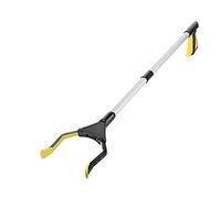 KFGISD, 32" Foldable Litter Picker Lightweight Aluminum Reaching Aid with Rotating Rubber Gripper, Long Arm Extender,Rubbish Picker