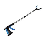 KFGISD, 32inch Foldable Rubbish Lightweight Extra Long Handy Trash Upper Claw Equipment ，Yellow,Rubbish Picker