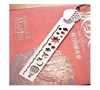 KFGISD, 4 Pieces Straight Stencil Ruler Metal Kawaii Tools Stationery Cartoon Cute Animals Drawing Gift Korean School Office Set,Rulers(2)