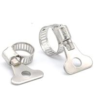 KFGISD, 5/10pcs Worm Gear Hose clamp Adjustable 6-63mm Key clamp Hose Clip for Water Pipe Dryer Vent clamp,10pcs,Hose Clamp(1427mm 5pcs)