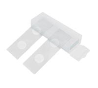 KFGISD, 5 Pieces Reusable Double Concave Blank Glass Slides For Biological Microscope Laboratorial Consumables For Liquid Specimen,Microscope Glass
