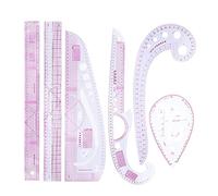 KFGISD, 6/7/8/12Pcs Practical Sewing French Curve Cutting Ruler Measure Dressmaking Tailor Cutting Craft Scale Rule Drawing Tool Set,Rulers(6pcs)