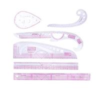 KFGISD, 6pcs Sewing French Curve Ruler Kit Sewing Dressmaking Tailor Ruler Sewing Tools Set,Rulers