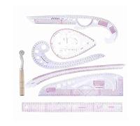 KFGISD, 7 Pcs/set Metric Clothes Curve Sewing Drawing Stencil Making Pattern Accessories Sewing Ruler Grading Home Curve Tools Set,Rulers