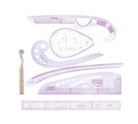 KFGISD, 7 Piece Set Metric Clothes Curve Sewing Ruler Drawing Stencil Making Grading Curve Rule,Rulers