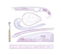 KFGISD, 7 Piece Set Metric Ruler Clothes Curve Sewing Ruler Drawing Stencil Making Grading Curve Rule,Rulers(China)