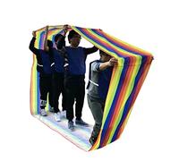 KFGISD, Adult Kids Team Game Playing Run Mat, Work Team Building Games Indoor And Outdoor Fun Games Rolling Run Mat,Workplace team building games(Adult 6M)