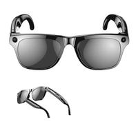 KFGISD, AI Real Time Multi Language Translation, With 1 Million Pixel HD Camera + Dual Speakers + Flash, For Travel, Music, Bluetooth,Smart Glasses(Black,Black)