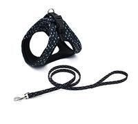 KFGISD, And Lead Pet Dog Harness For Small Medium Dogs Breathable Puppy Cat Harnesses Leash Set Pets Accessories D S,Dog Carrier(A,M)
