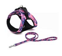 KFGISD, And Lead Pet Dog Harness For Small Medium Dogs Breathable Puppy Cat Harnesses Leash Set Pets Accessories D S,Dog Carrier(D,L)