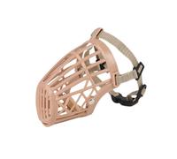 KFGISD, Anti Barks Muzzle,Breathable,Adjustable,Padded,Allows Panting And Drinking,Plastic,Comfortable,Breathable,Dog Muzzle Cover(Brown 1,No. 3)