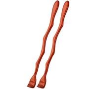 KFGISD, Back Scratchers,Wood Creative Arc Structure Long Handle, Hand Polished Hand Shape ing Tool with Holes, Birthday Present ，Itch Scratcher