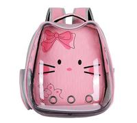 KFGISD, Backpack Bubble Carrying Bag for Small Medium Dogs Cats Hiking Backpack Airline Approved Travel Carrier,Pet Backpacks(Pink)