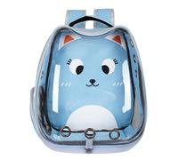 KFGISD, Backpack Bubble Carrying Bag for Small Medium Dogs Cats Hiking Backpack Airline Approved Travel Carrier,Pet Backpacks(Blue)