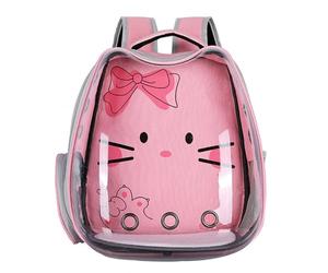 KFGISD, Backpack Bubble Carrying Bag for Small Medium Dogs Cats Hiking Backpack Airline Approved Travel Carrier,Pet Backpacks(Pink)