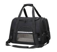 KFGISD, Backpack Cat Dog Portable Breathable Rucksack with Opening Mesh Window For Carrying Pet Up to 5KG,Black,Pet Backpacks