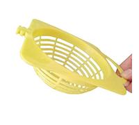 KFGISD, Bird Eggs Bird Nest Plastic Hanging Cage Eggs Hatching Tool Pan Finch Parrot Canary Blue,Birdhouse(Yellow)