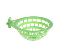 KFGISD, Bird Eggs Bird Nest Plastic Hanging Cage Eggs Hatching Tool Pan Finch Parrot Canary Blue,Birdhouse(Green)