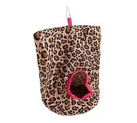 KFGISD, Bird Nest House Parrot Hammock Sleeping Bed Nest Birds Small Hanging Cage Pocket Bag Canvas Pad Parakeet Hamster Round B,Birdhouse(A)