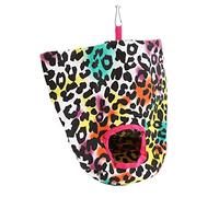 KFGISD, Bird Nest House Parrot Hammock Sleeping Bed Nest Birds Small Hanging Cage Pocket Bag Canvas Pad Parakeet Hamster Round B,Birdhouse(B)