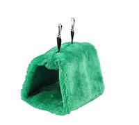 KFGISD, Bird Nest House Pet Bird Parrot Parakeet Budgie Warm Hammock Cage Hut Tent Bed Hanging Cave G,Birdhouse(E)