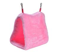 KFGISD, Bird Nest House Pet Bird Parrot Parakeet Budgie Warm Hammock Cage Hut Tent Bed Hanging Cave G,Birdhouse(D)