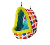KFGISD, Bird Warm Cage Hamster Plush Nest Parrot House Small Pet Winter Bed Accessories L,Birdhouse(M)